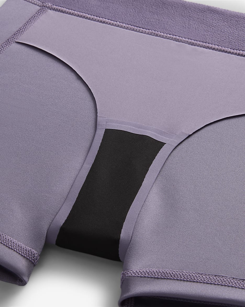 Nike Pro Leak Protection: Period Dri-FIT shorts voor meisjes - Daybreak/Wit