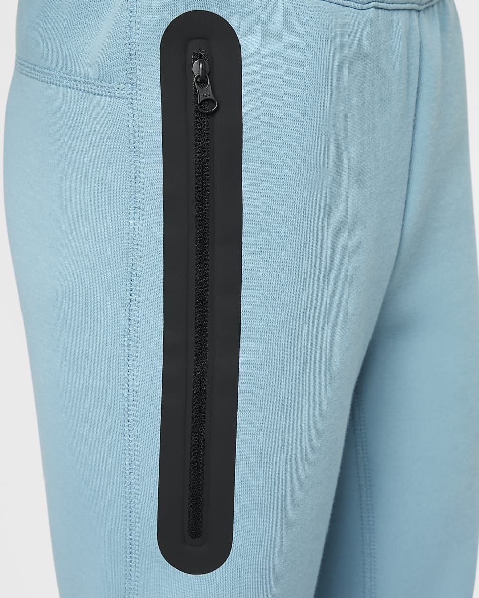 Nike Sportswear Tech Fleece nadrág nagyobb gyerekeknek (fiúk) - Denim Turquoise/Fekete/Fekete