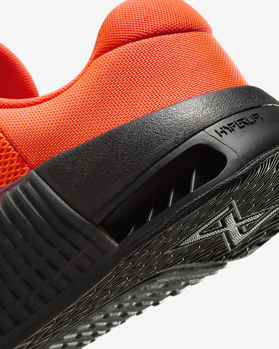 Nike Metcon 9 work-outschoenen voor heren - Hyper Crimson/Hyper Orange/Zwart