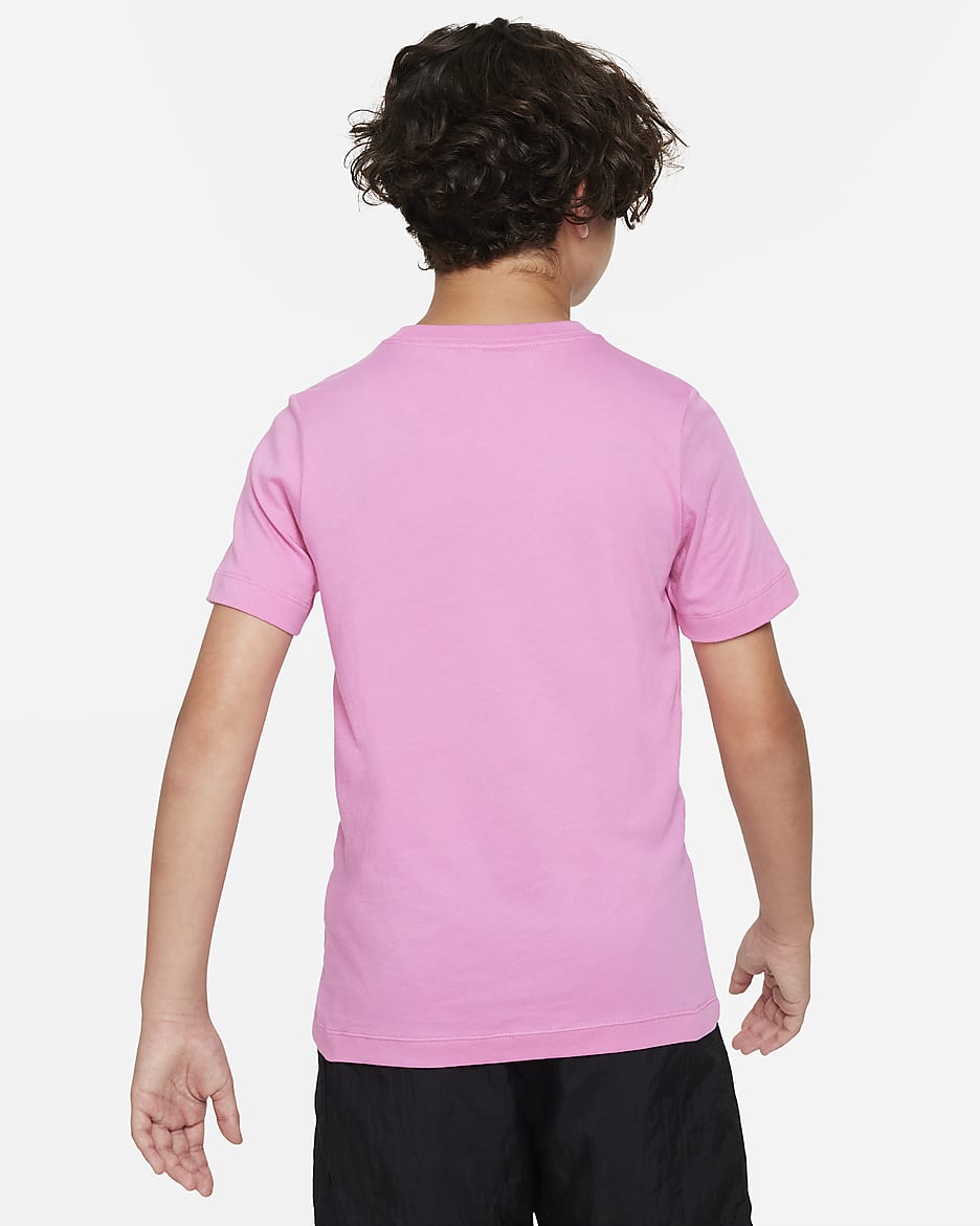 Nike Sportswear Big Kids' T-Shirt - Playful Pink/White