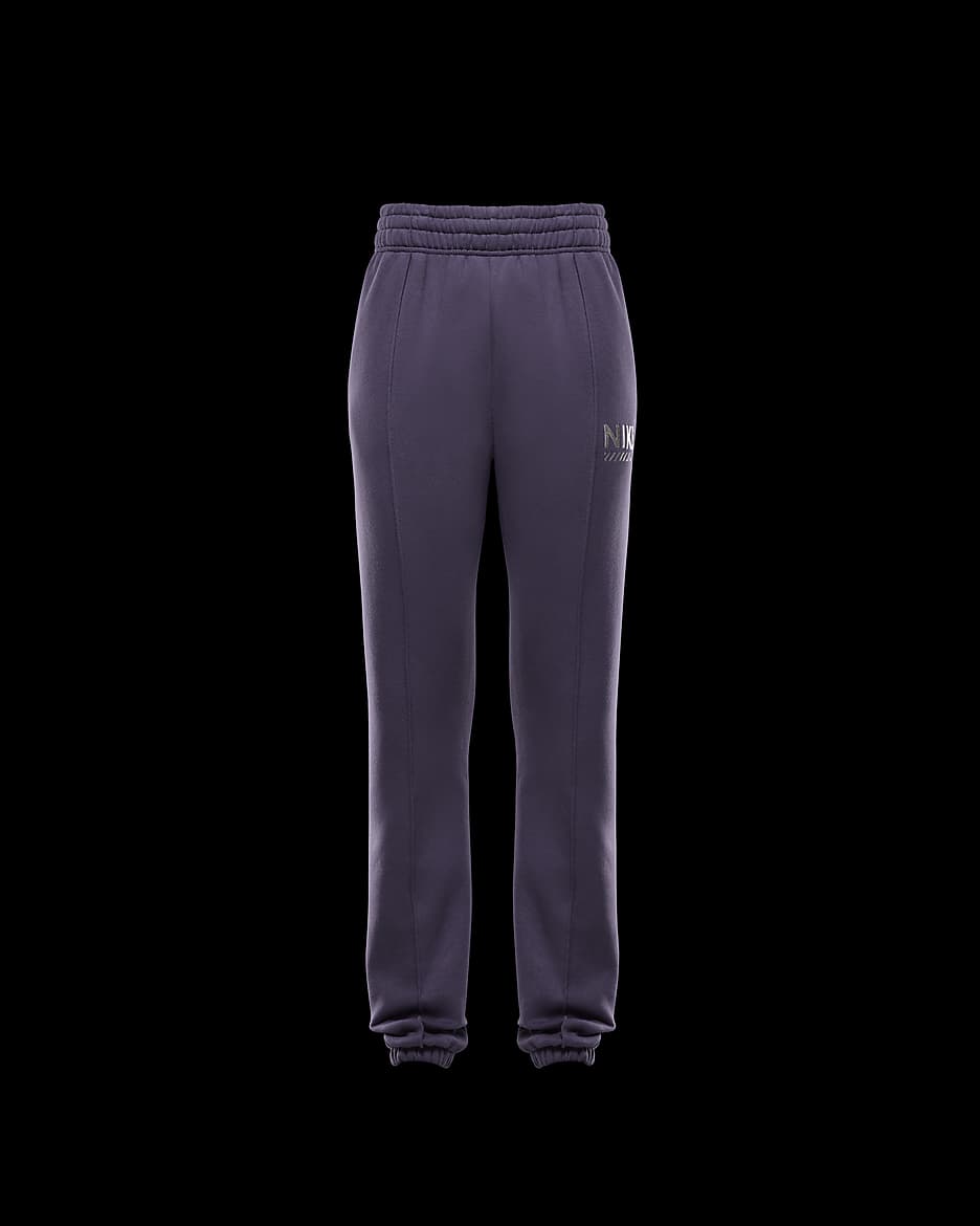 Nike Sportswear Pantalons de teixit Fleece - Dona - Dark Raisin