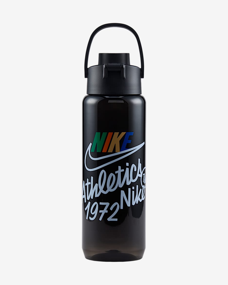 Nike Recharge Tritan Chug Bottle (710ml approx.) - Black/Black/Malachite