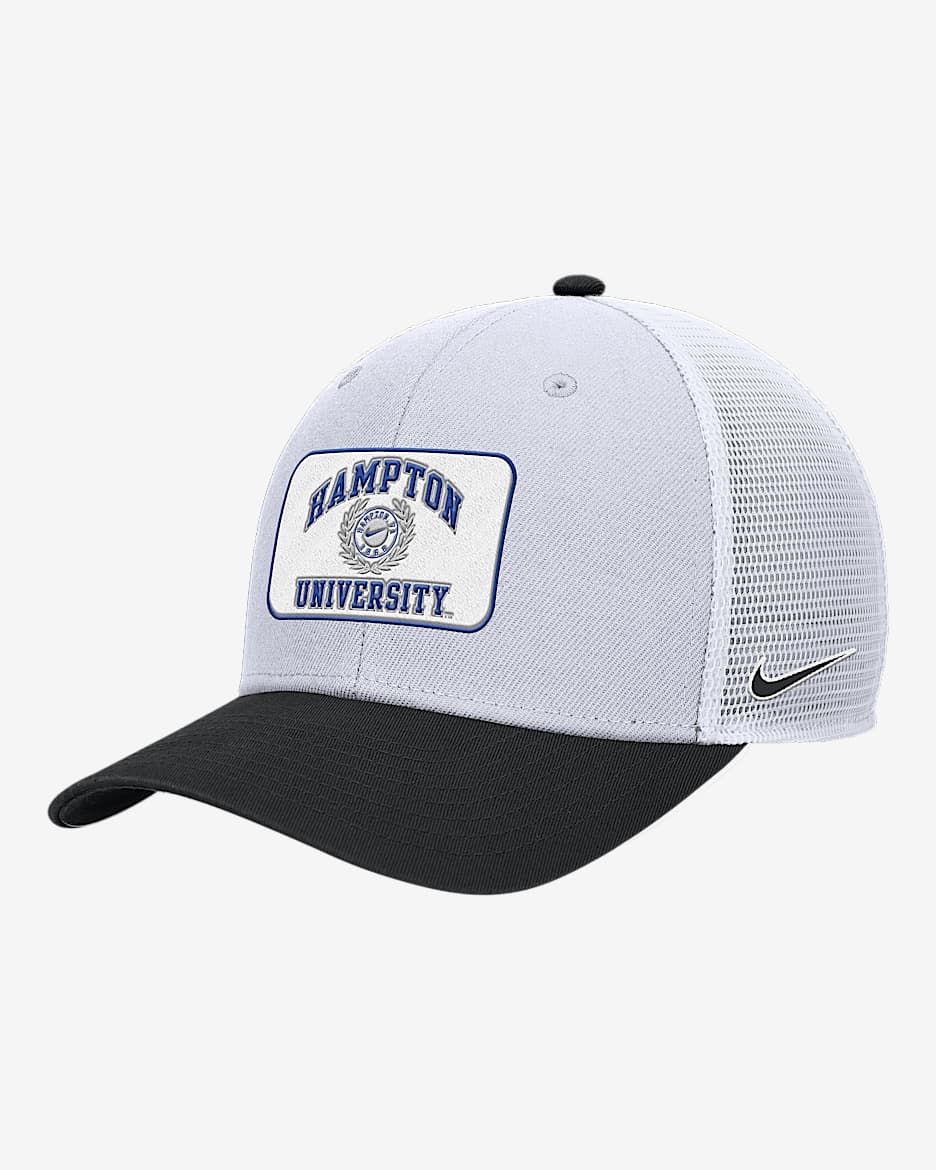 Hampton Rise Nike College Trucker Cap - White