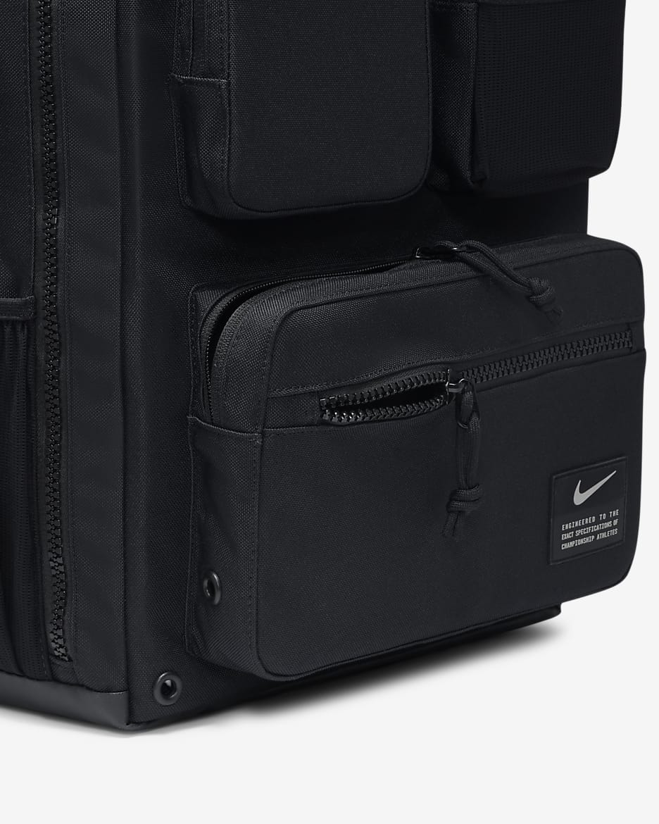 Nike Utility Elite Training Backpack (32L) - Black/Black/Enigma Stone