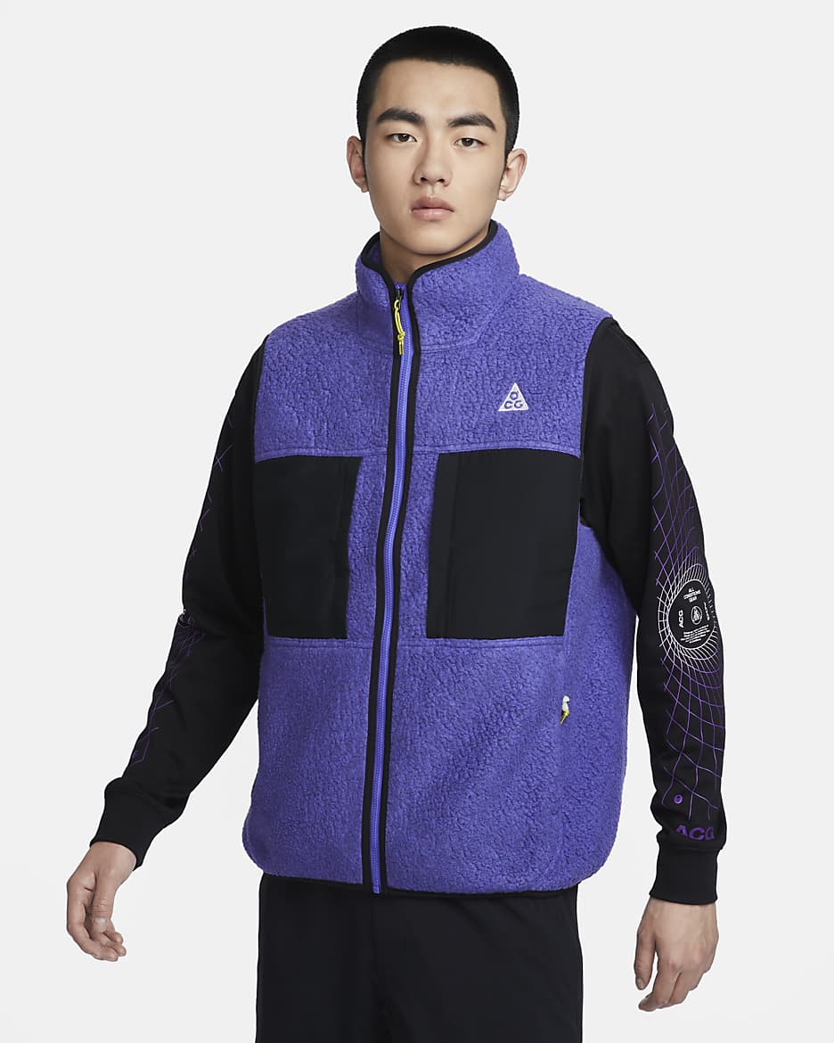 Nike ACG "Arctic Wolf" Men's Vest - Persian Violet/Black/Summit White