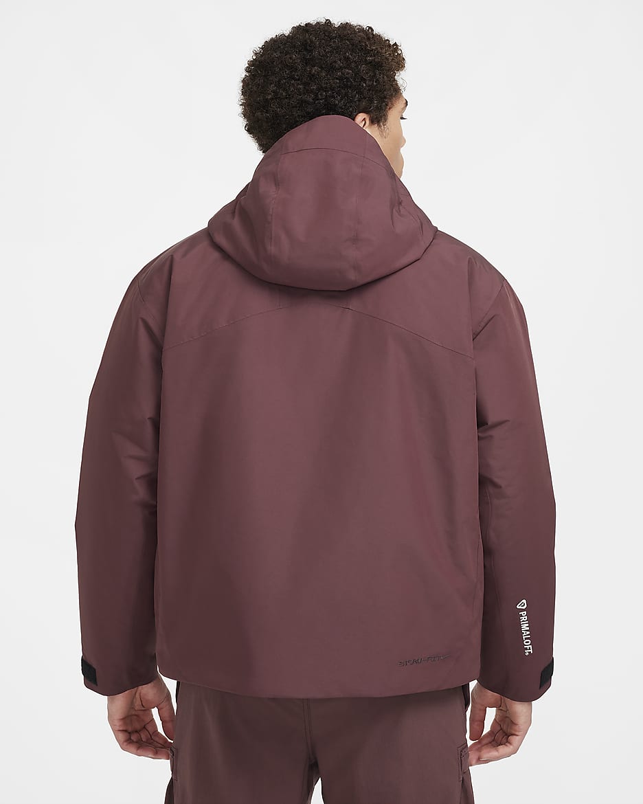 Veste Storm-FIT Nike ACG PrimaLoft® « Skull Peak » pour homme - Burgundy Crush/Beyond Pink/Noir/Summit White