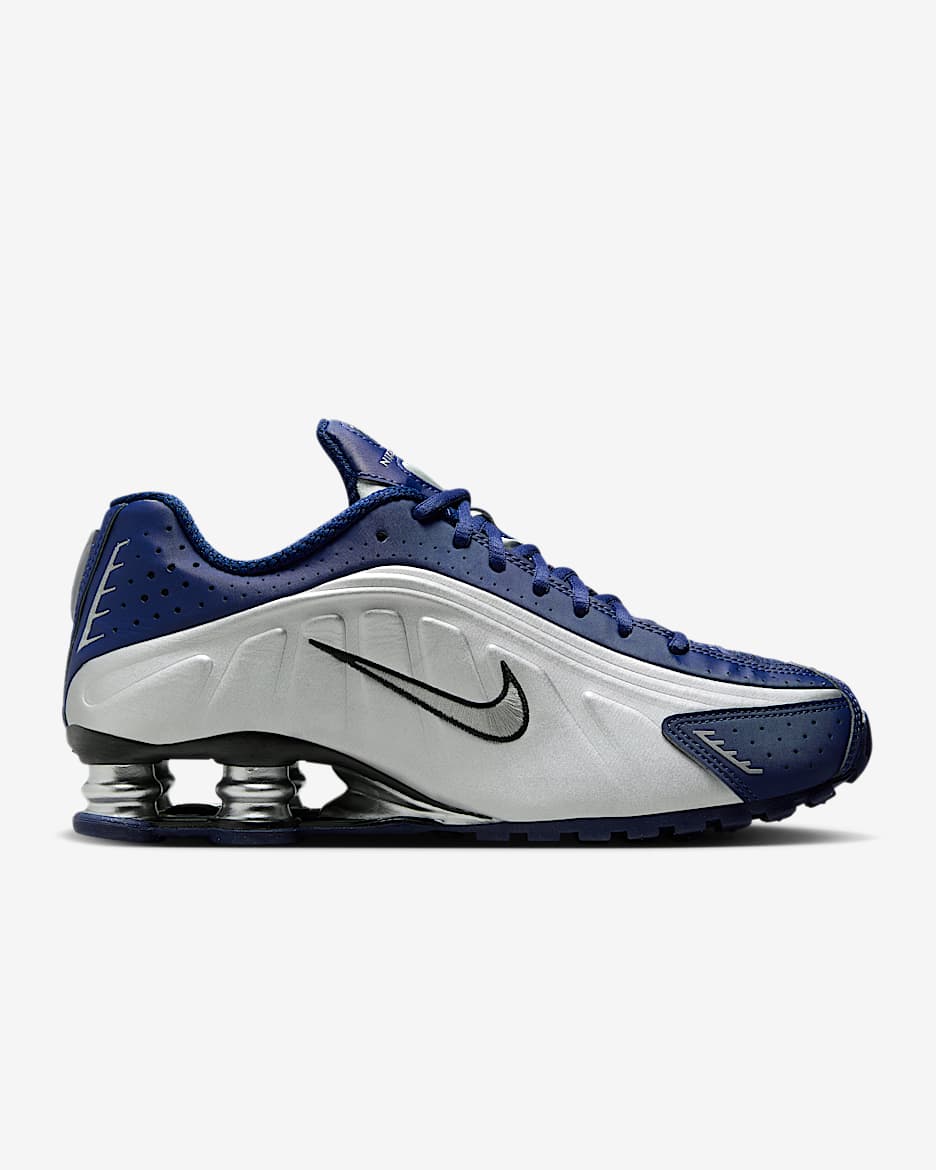 Scarpa Nike Shox R4 – Donna - Blue Void/Nero/Argento metallizzato