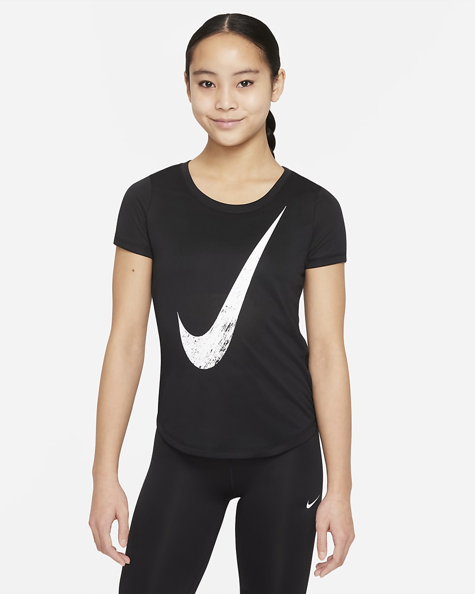 Nike Older Kids' (Girls') T-Shirt - Black