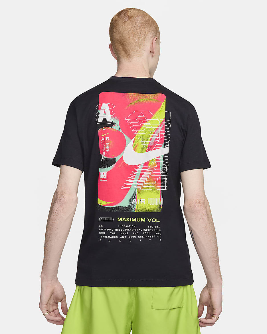 Nike Sportswear T-Shirt mit Rundhalsausschnitt für Herren - Schwarz