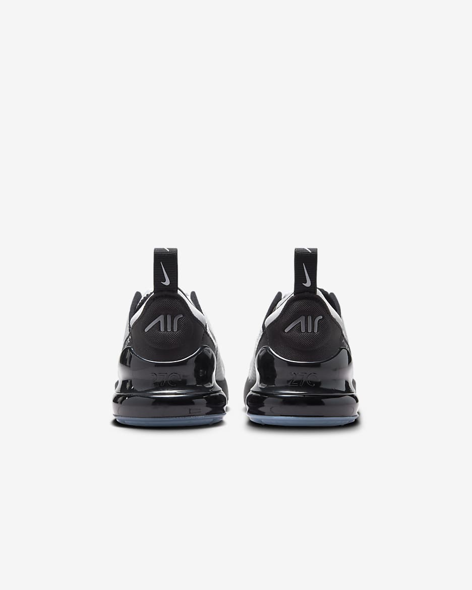 Calzado para niños de preescolar Nike Air Max 270 SE - Polvo fotón/Negro/Platino puro/Gris azulado metálico