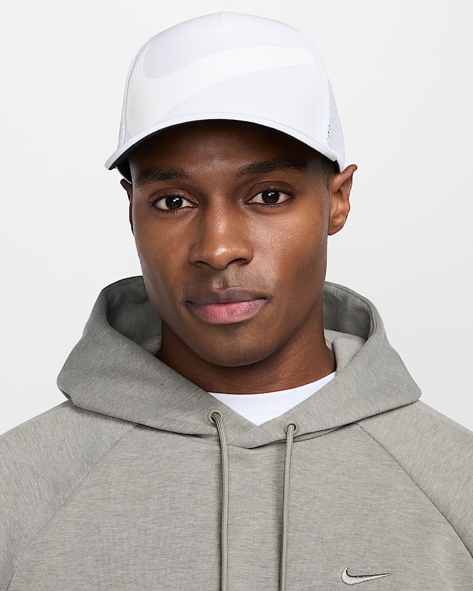 Gorra de rejilla Nike Rise Dri-FIT - Blanco