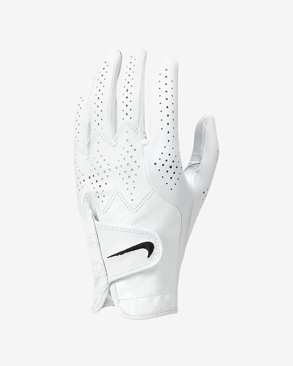 Nike Tour Classic 4 Golfhandschoen voor heren (links, normaal) - Pearl White/Pearl White/Zwart