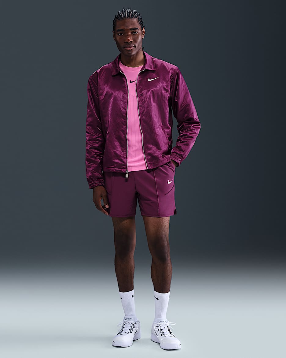 NikeCourt Slam Pantalón corto de tenis de 15 cm Dri-FIT - Hombre - Burdeos