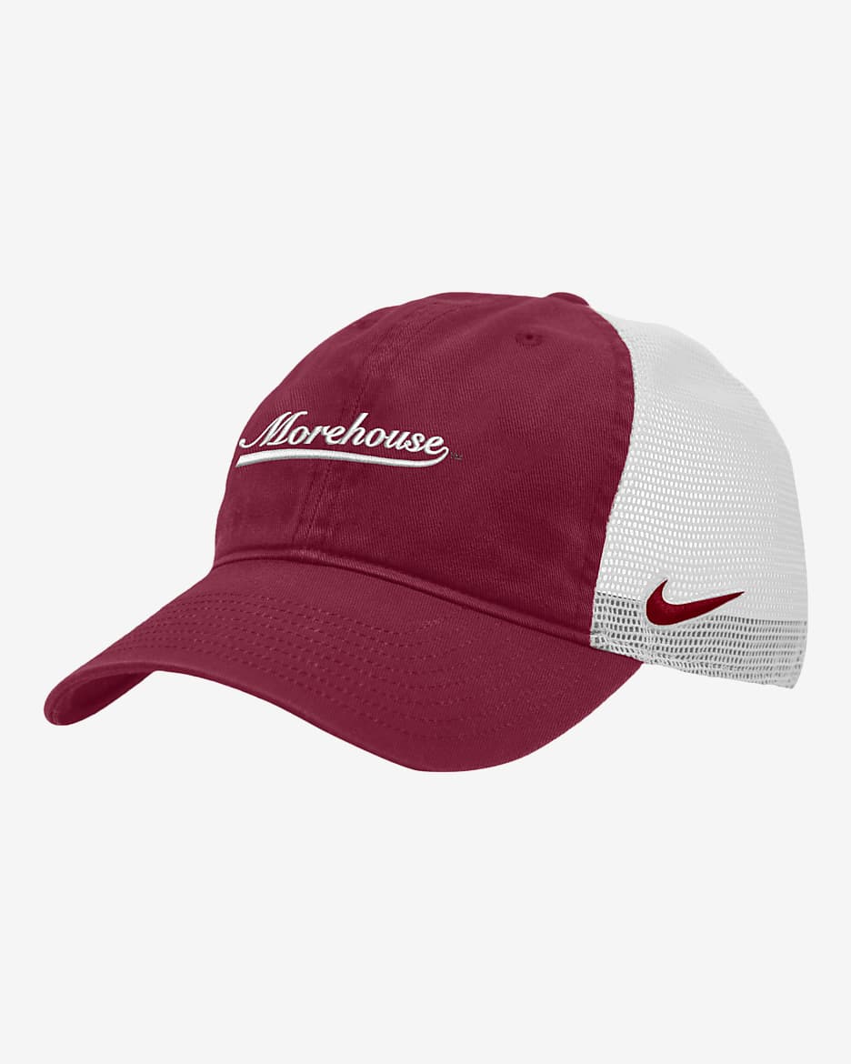 Morehouse Heritage86 Nike College Trucker Hat - Team Maroon