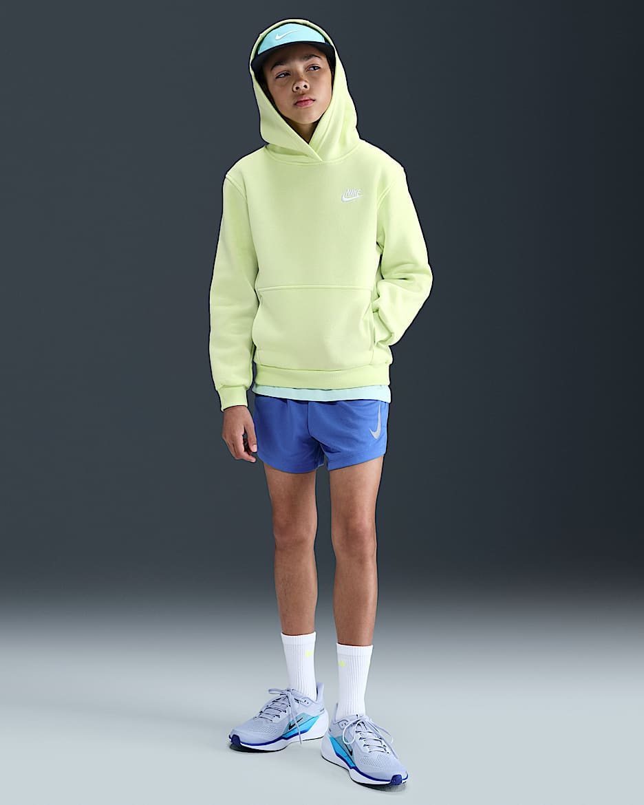 Nike Multi Big Kids' (Boys') Dri-FIT Split Shorts - Comet Blue/Black