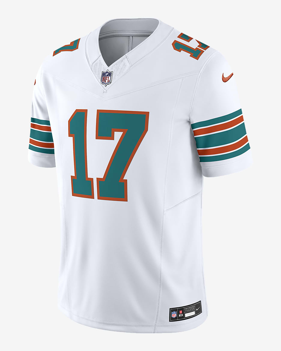 Jersey de fútbol americano Nike Dri-FIT de la NFL Limited para hombre Jaylen Waddle Miami Dolphins - Blanco