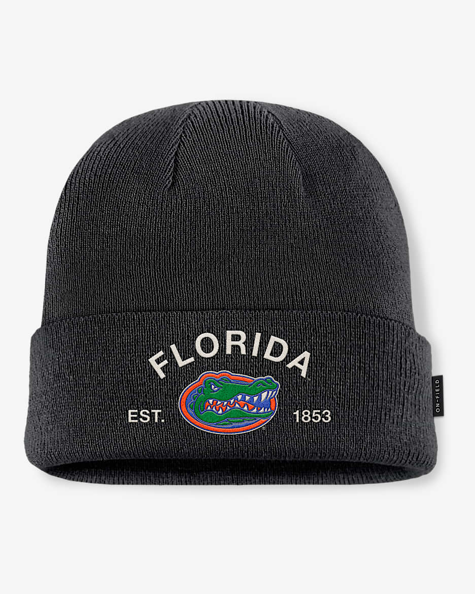 Florida 2025 Military Appreciation Men's Jordan Brand College Cuffed Beanie - Black