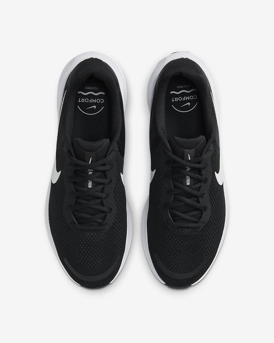 Sapatilhas de running para estrada Nike Revolution 7 para homem - Preto/Branco