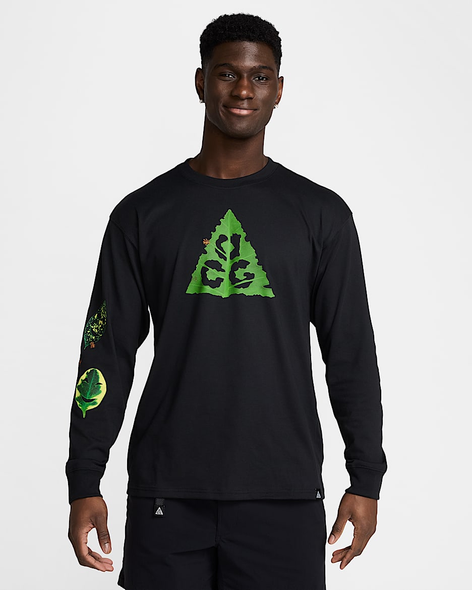 Playera de manga larga para hombre Nike ACG - Negro
