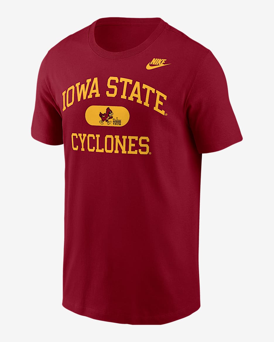 Iowa State Men's Nike College T-Shirt - Team Crimson