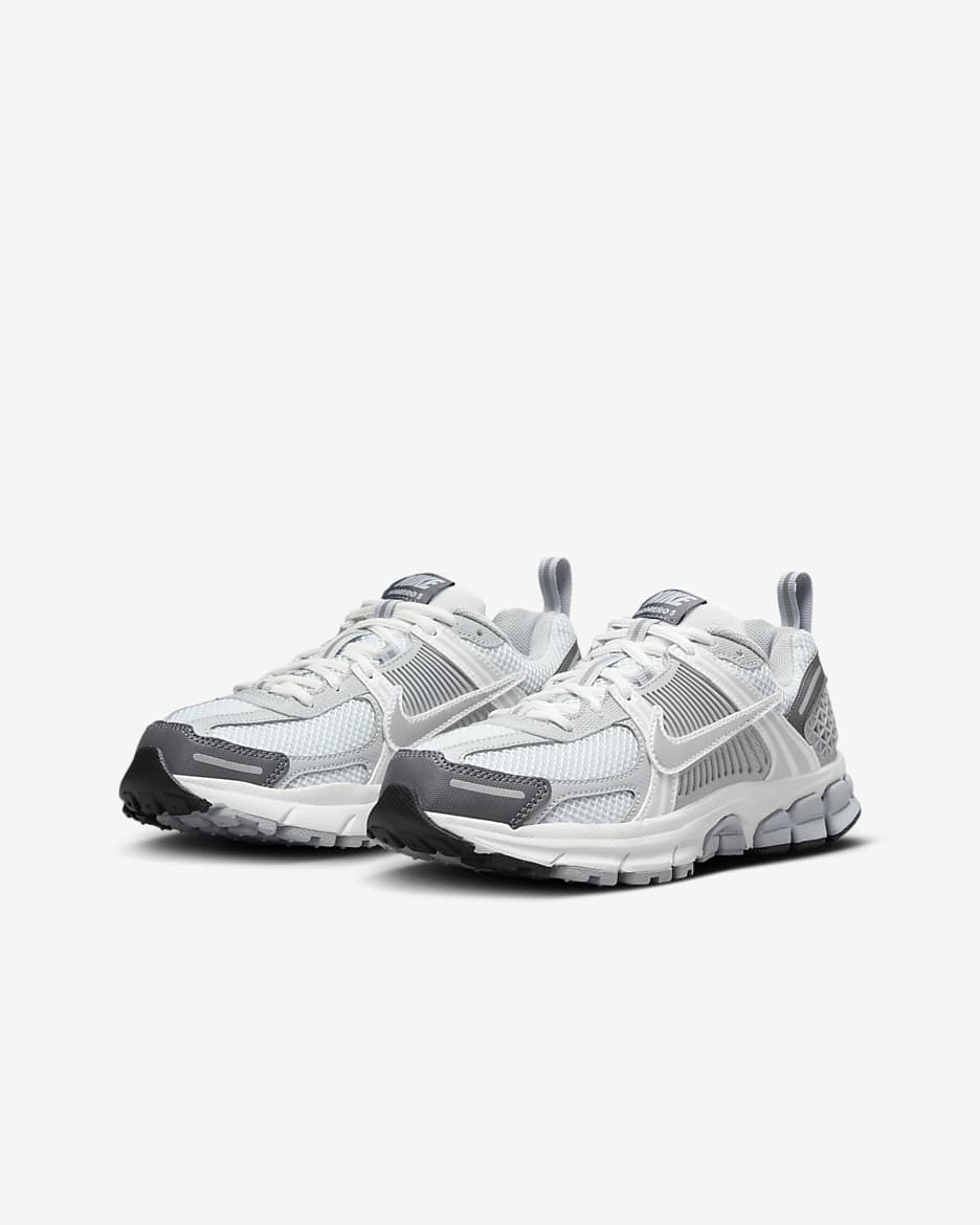 Nike Vomero 5 Big Kids' Shoes - Pure Platinum/Summit White/Dark Grey/Metallic Silver