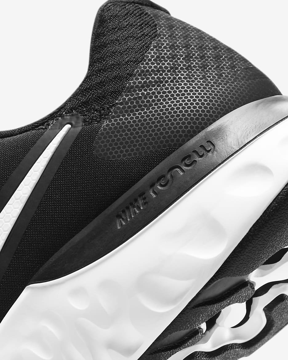 Nike Renew Run 2 Women's Road Running Shoes - Black/Dark Smoke Grey/White