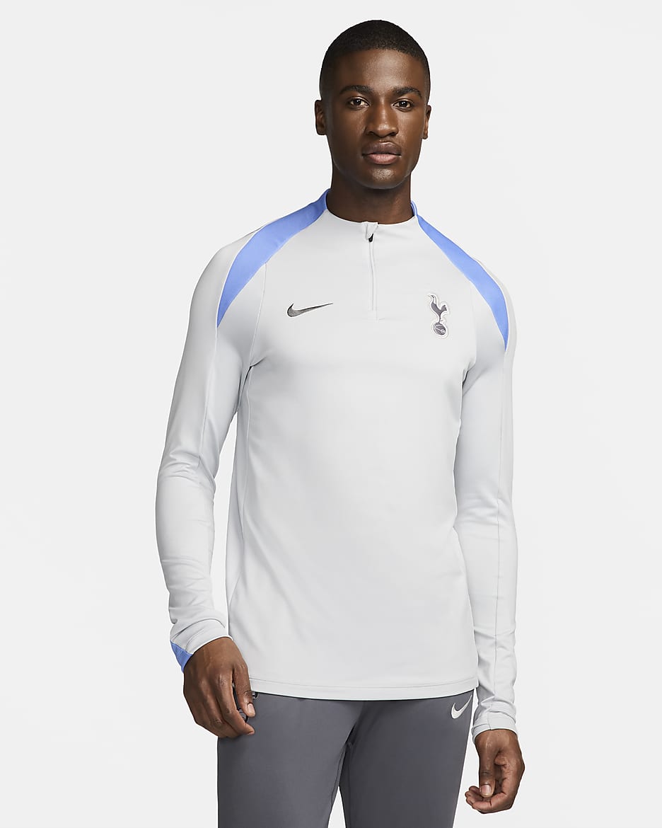 Męska treningowa koszulka piłkarska Nike Dri-FIT Tottenham Hotspur Strike - Grey Fog/Grey Fog/Polar/Dark Grey