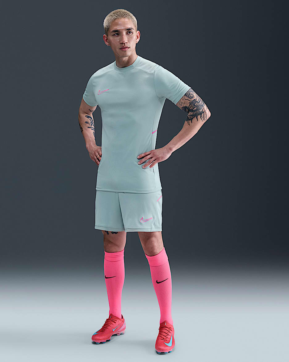 ナイキ アカデミー メンズ Dri-FIT サッカーショートパンツ - オーシャンキューブ/オーシャンキューブ/ハイパーピンク
