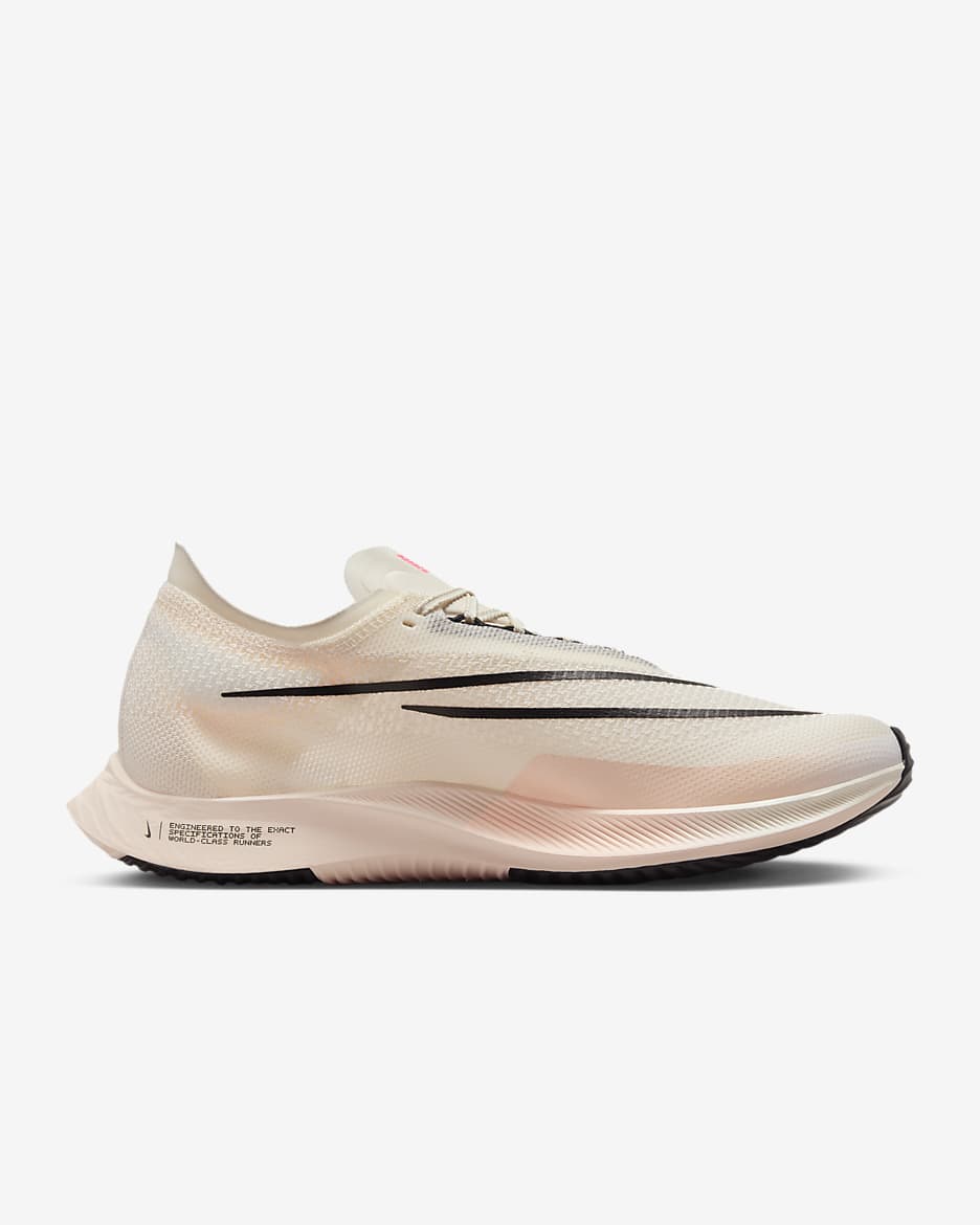 Nike Streakfly Road Racing Shoes - Pale Ivory/Guava Ice/Black