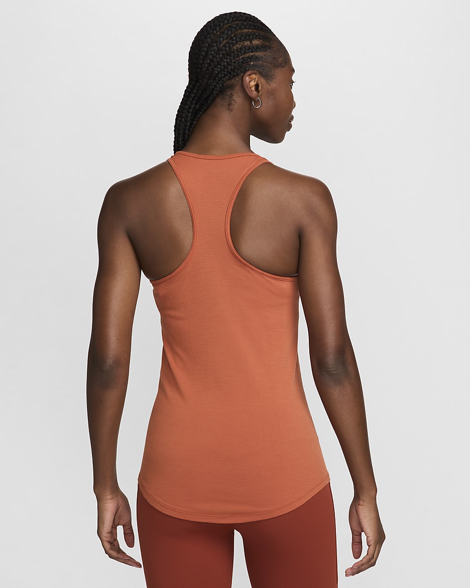 Nike Swift Women's Dri-FIT Wool Running Tank Top - Burnt Sunrise