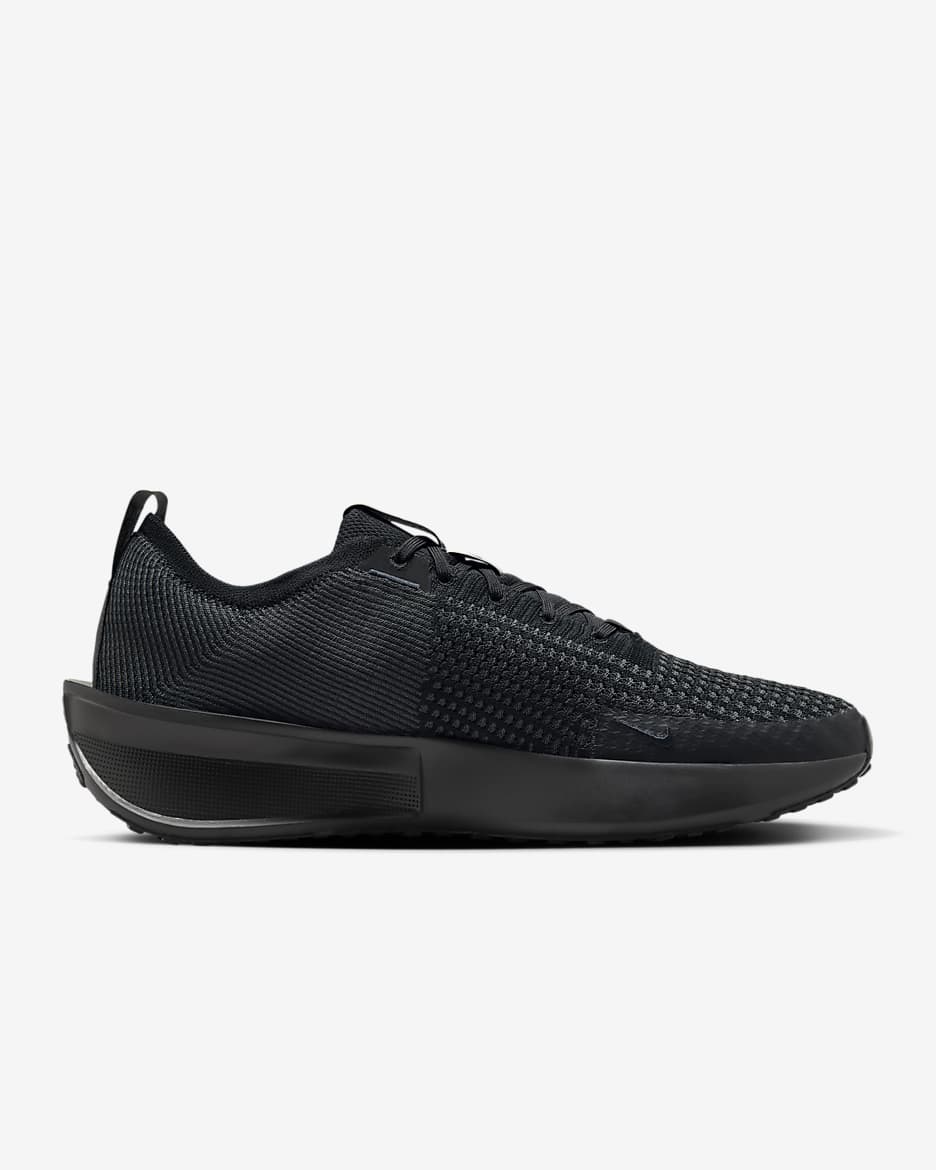 Nike Interact Run Men's Road Running Shoes - Black/Wolf Grey/Anthracite