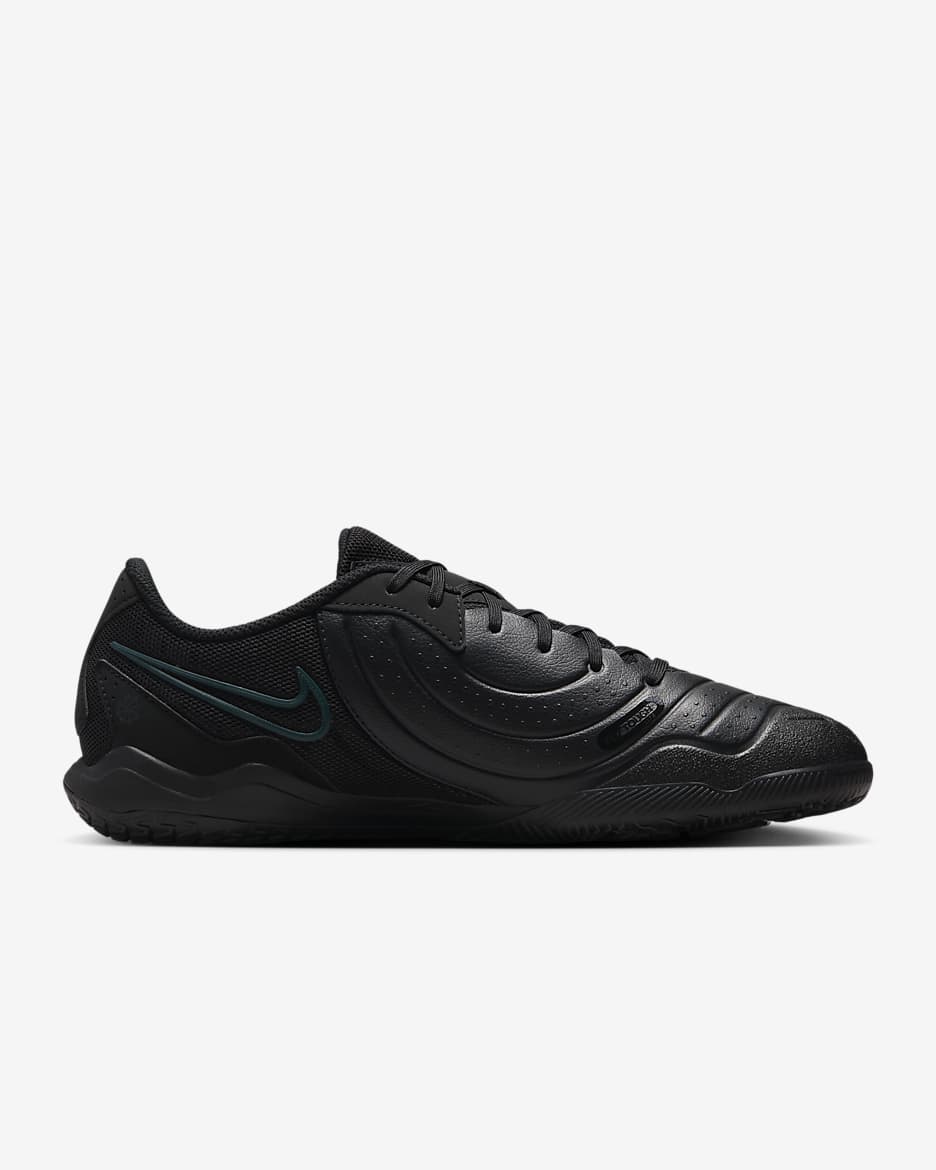 Nike Tiempo Legend 10 Academy Indoor Court Low-Top Football Shoes - Black/Deep Jungle/Black