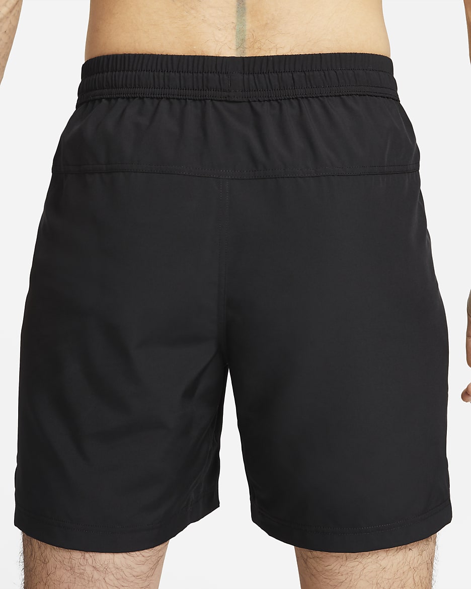 Nike Dri-FIT Form Men's 7" Unlined Versatile Shorts - Black/White