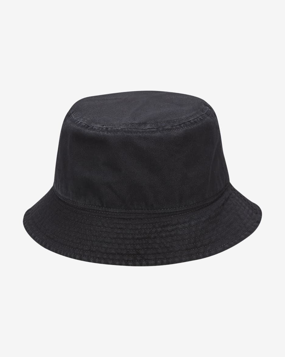 Nike Apex Futura Washed Bucket Hat - Black/White