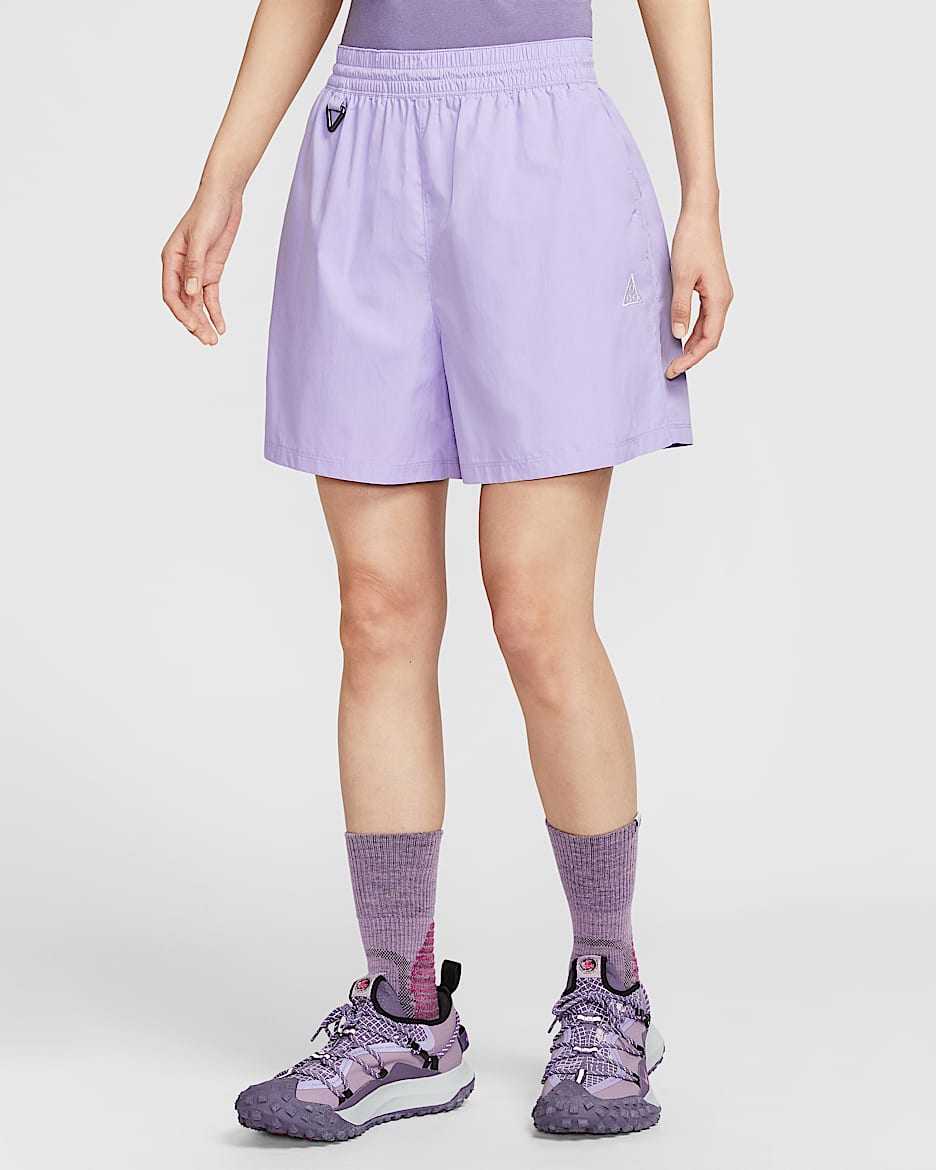 Nike ACG Women's Repel Mid-Rise Ripstop Shorts - Hydrangeas/Thunder Blue/Summit White