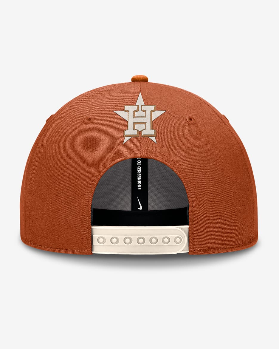 Houston Astros Rise Dunk Men's Nike Dri-FIT MLB Adjustable Hat - Dark Russet