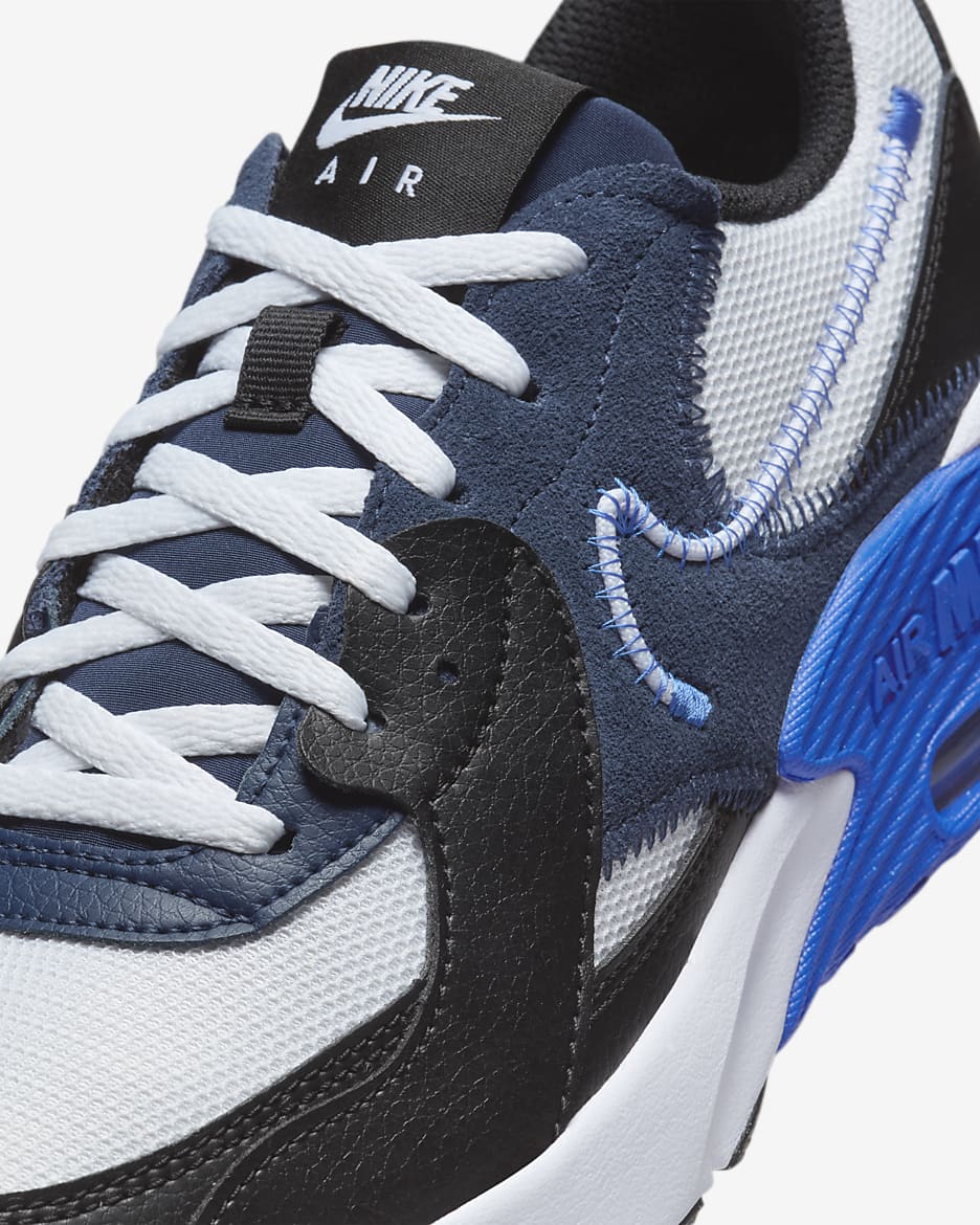 Nike Air Max Excee Older Kids' Shoes - White/Hyper Royal/Midnight Navy/Black