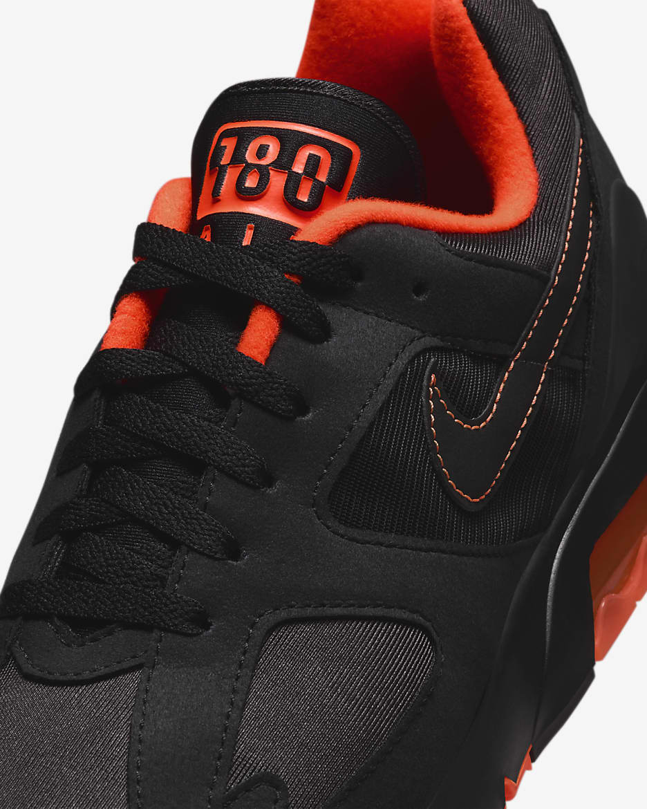 Nike Air 180 Men's Shoes - Black/Hyper Crimson/Black