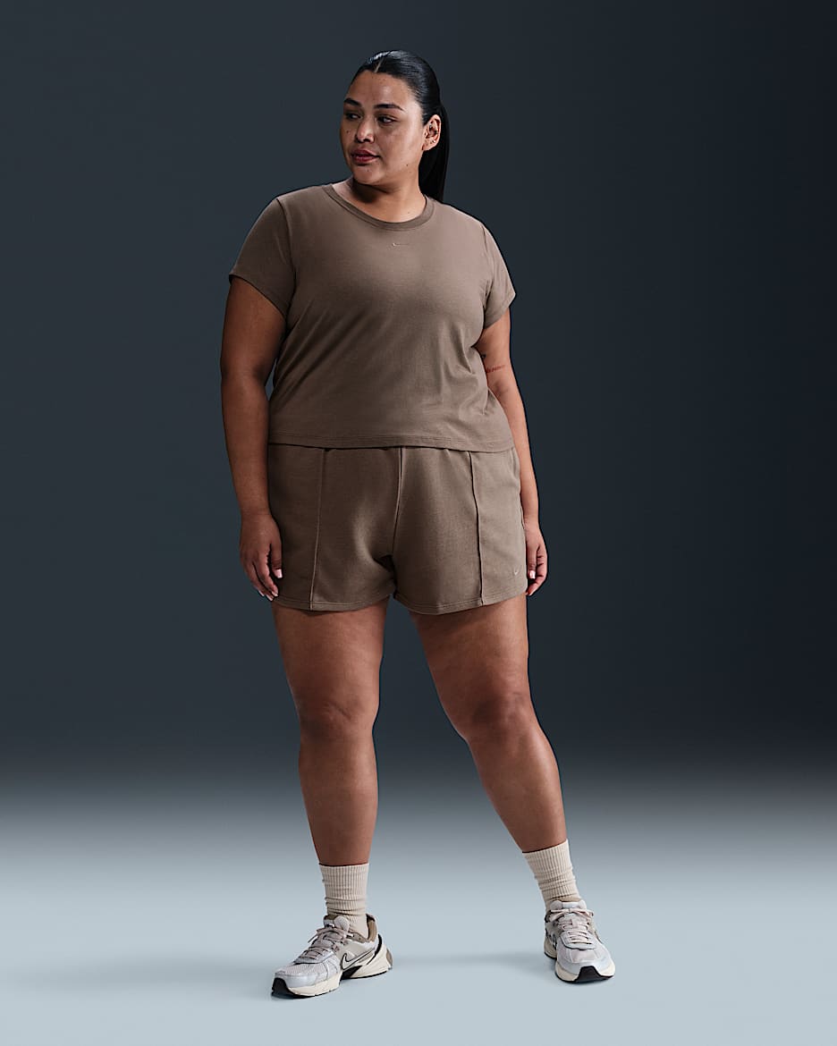 Nike Sportswear Chill Terry Women's Mid-Rise 4" French Terry Shorts (Plus Size)