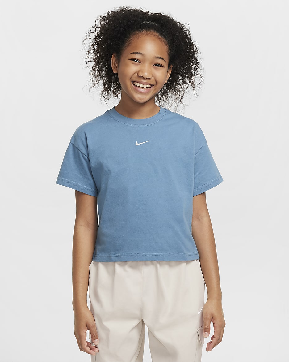 Nike Sportswear Essential T-Shirt (ältere Kinder, Mädchen) - Aegean Storm