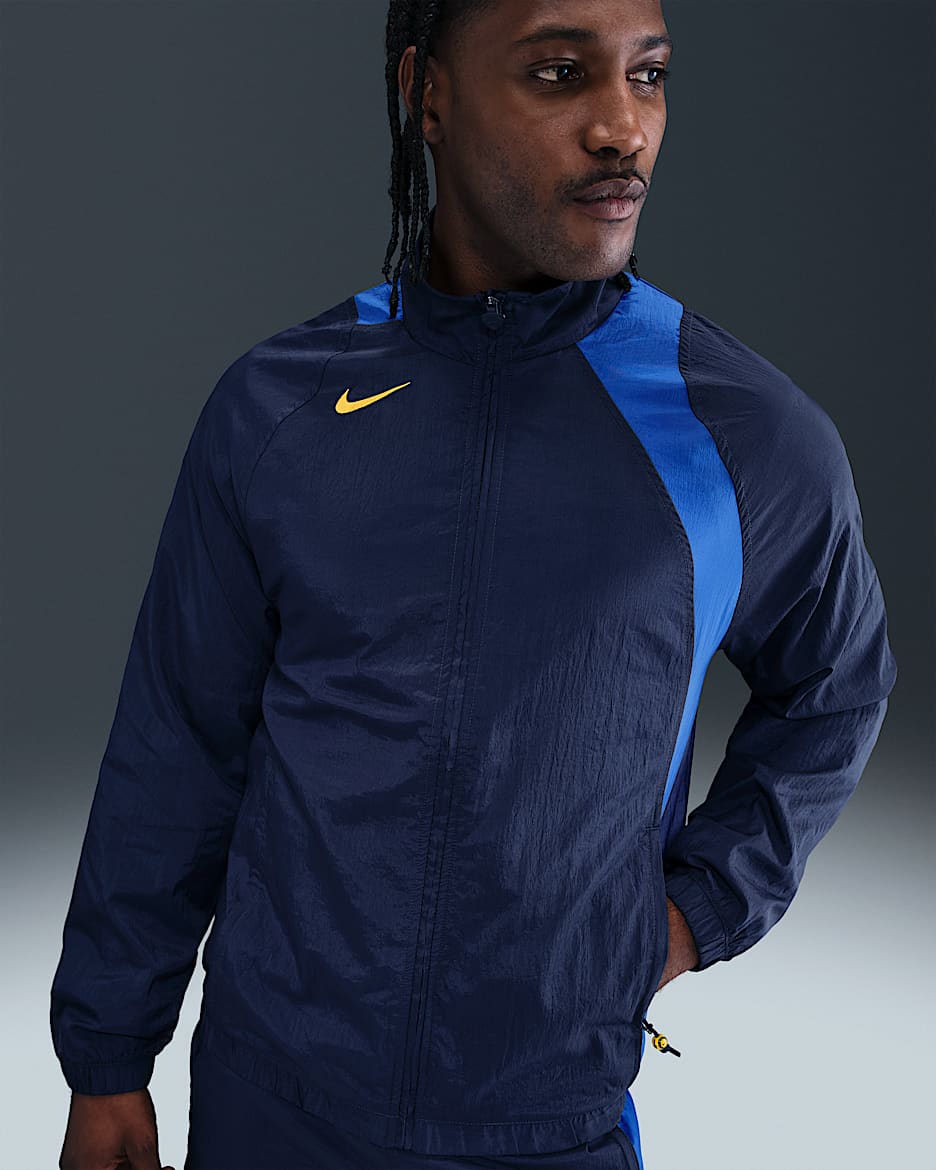 Nike Total 90 Men's Repel Football Tracksuit Jacket - Midnight Navy/Game Royal/Lightning