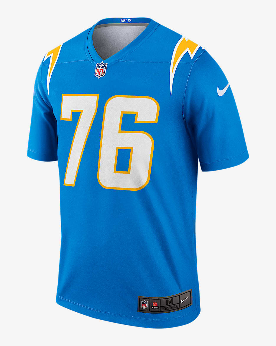 Joe Alt Los Angeles Chargers Men's Nike Dri-FIT NFL Legend Jersey - Powder Blue