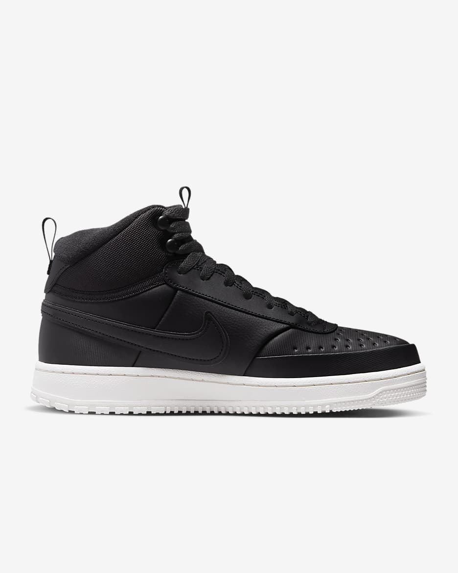 Chaussure d'hiver Nike Court Vision Mid pour homme - Noir/Phantom/Noir