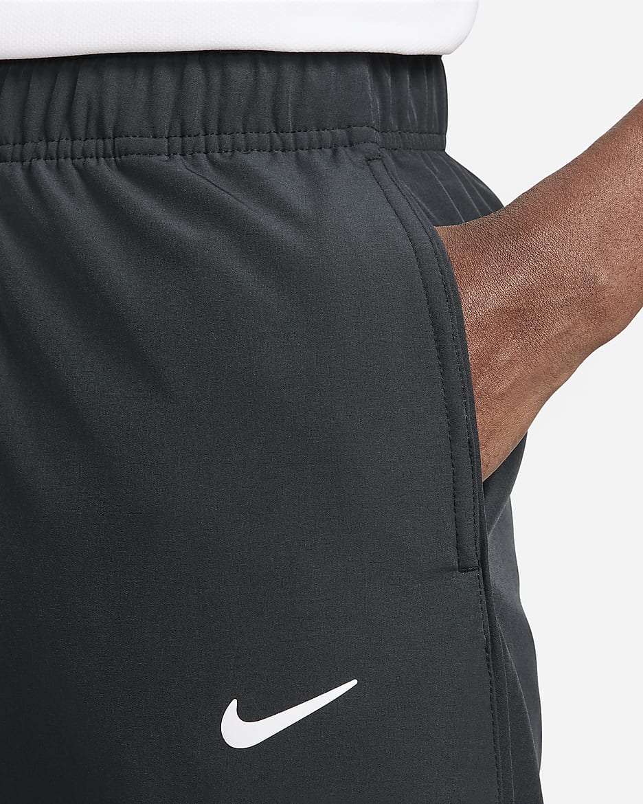 Pants de tenis Dri-FIT para hombre NikeCourt Advantage - Negro/Blanco