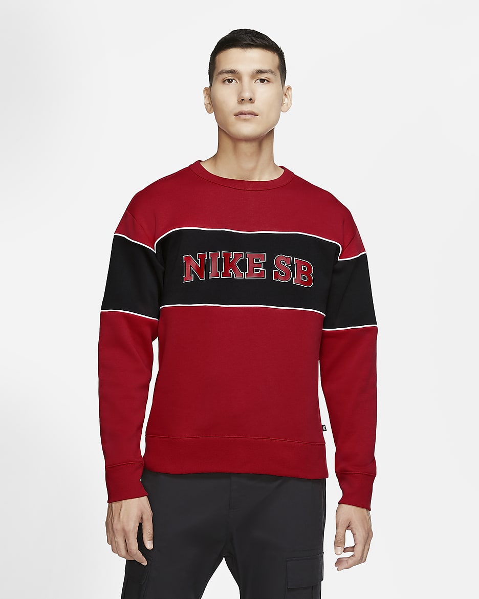 Nike SB Men's Skate Crew - University Red/Black/University Red