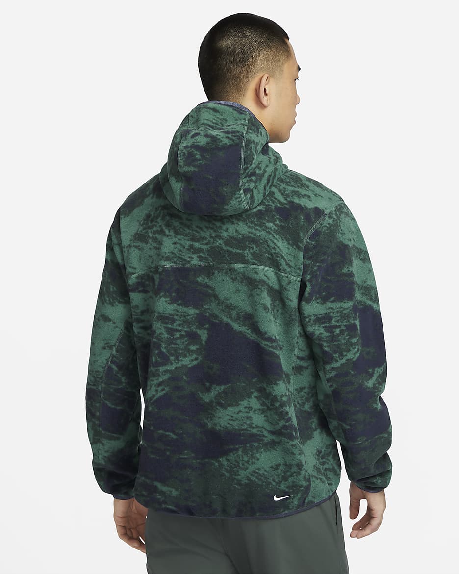 Nike ACG "Wolf Tree" Men's Allover Print Pullover Hoodie - Bicoastal/Thunder Blue/Summit White