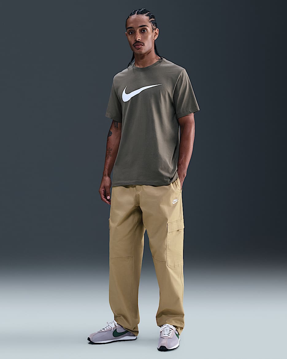 Nike Sportswear Club Men's Woven Cargo Pants - Parachute Beige/White