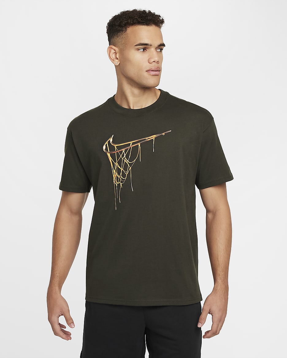 Nike Men's Max90 Basketball T-Shirt - Sequoia
