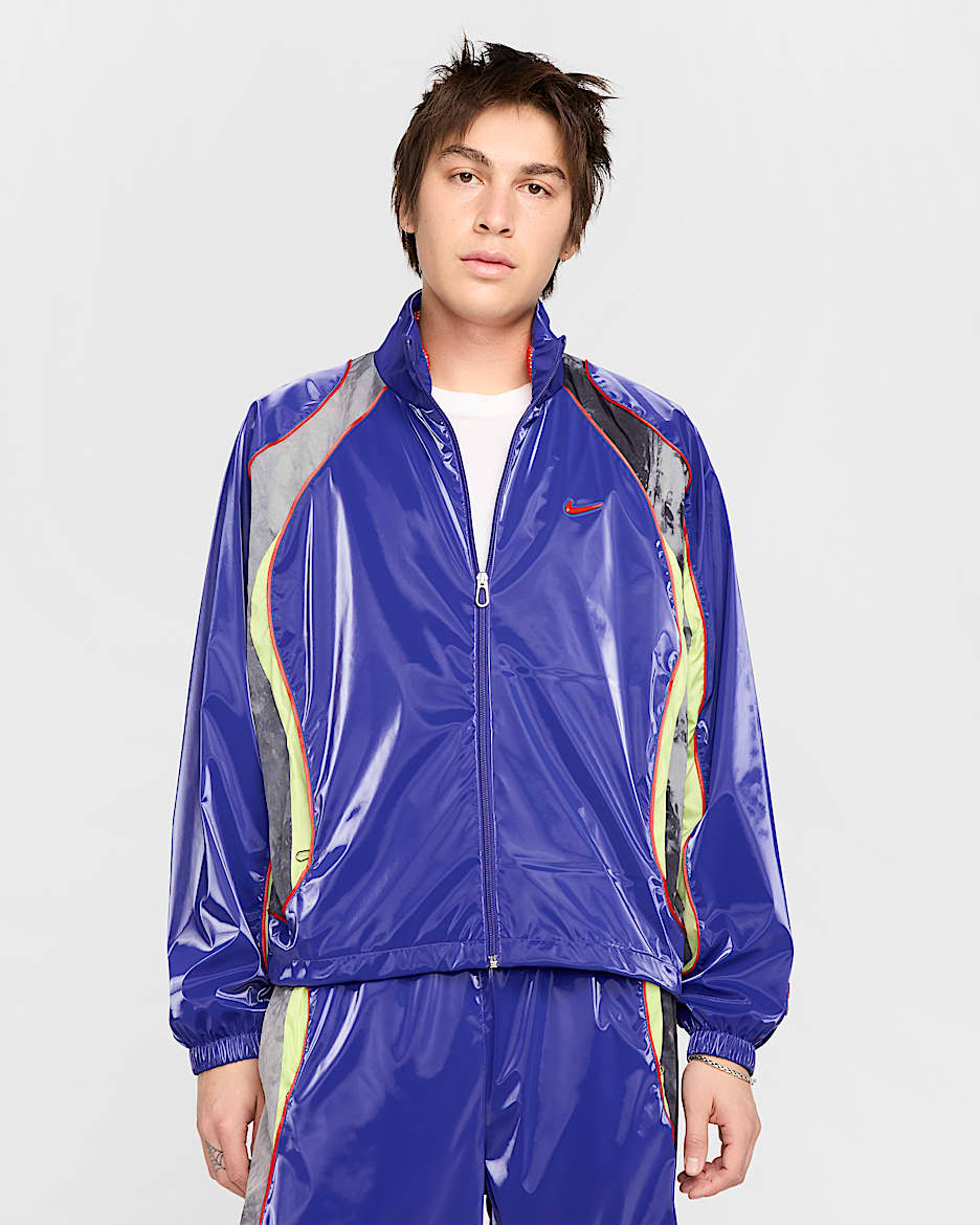 Nike Project F.R.O.G. Track jacket – Uomo - Deep Night/Nero/Light Lemon Twist/Light Crimson