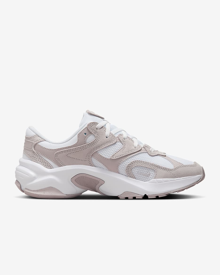 Tenis para mujer Nike AL8 - Violeta platino/Plata metalizado/Blanco